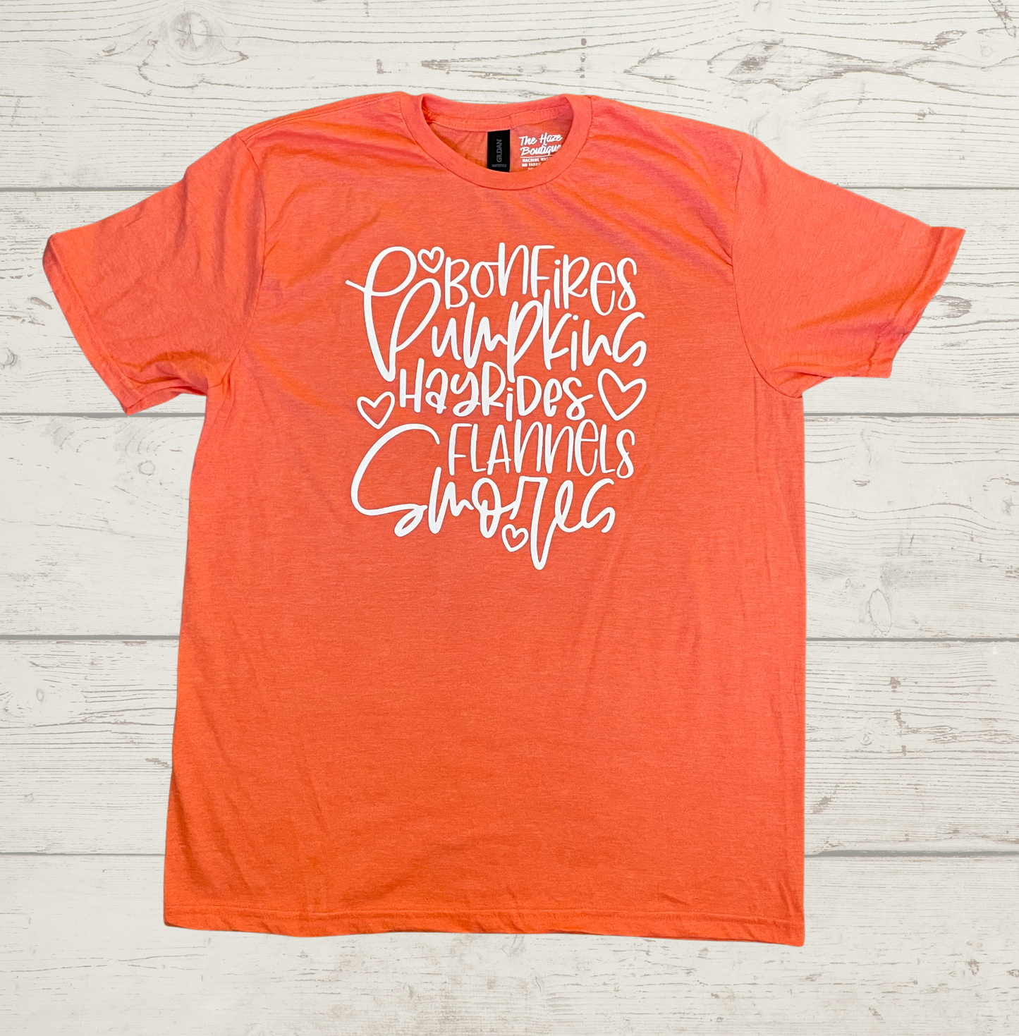 L Pumpkins, Flannels & S’mores Tee