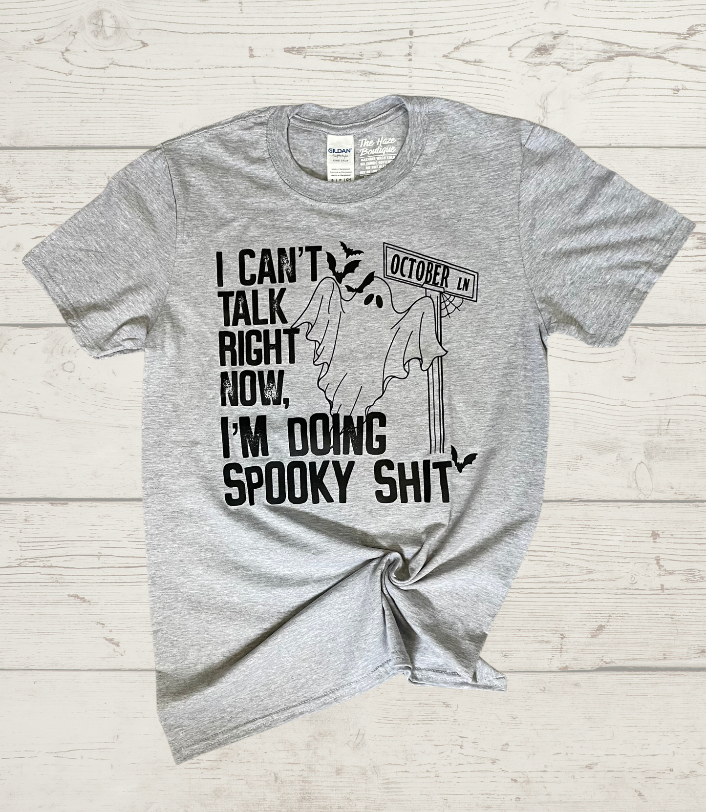 S I Can’t Talk Right Now I’m Doing Spooky Shit Tee