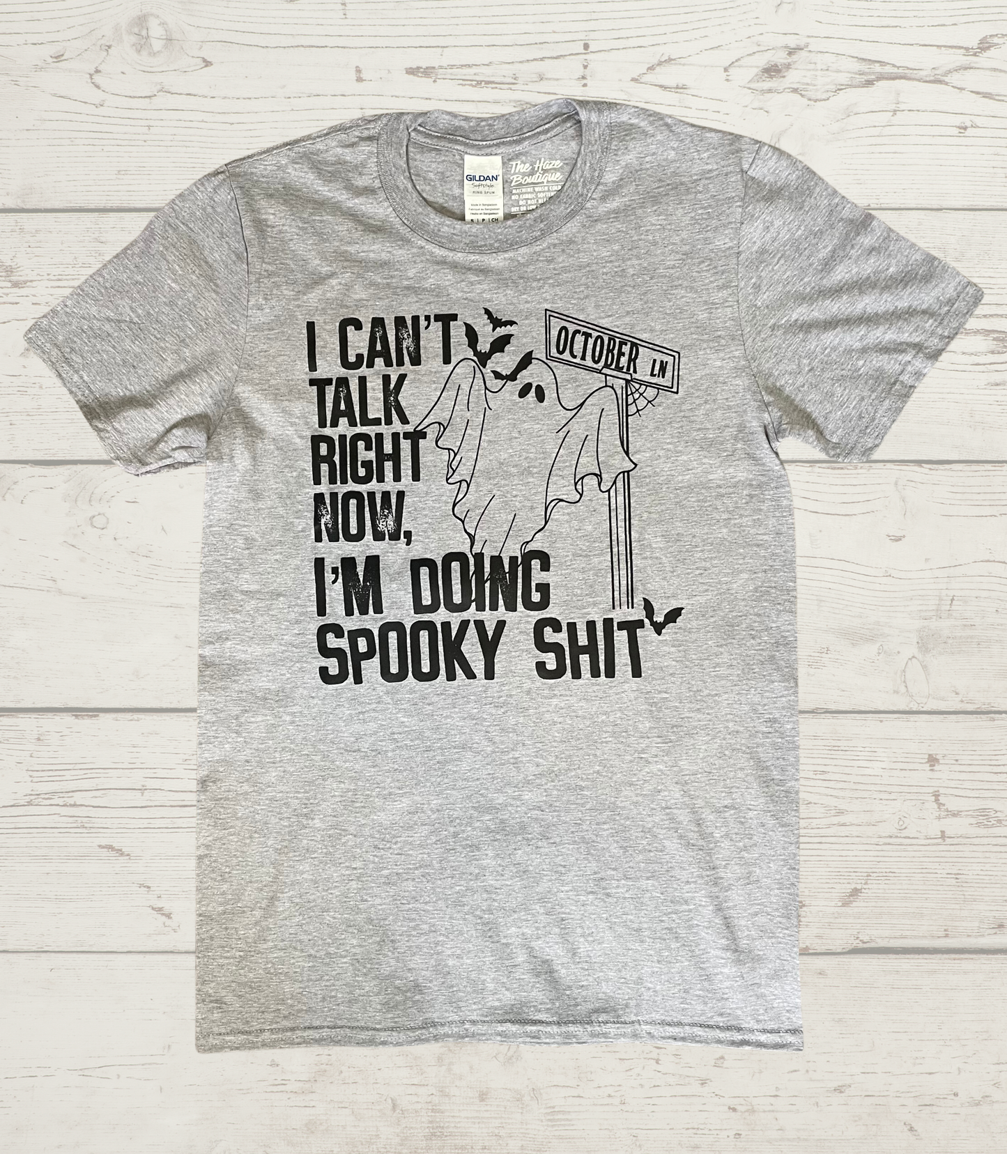 S I Can’t Talk Right Now I’m Doing Spooky Shit Tee