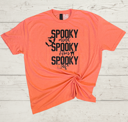 XL Spooky Mind Spooky Vibes Spooky Life Tee