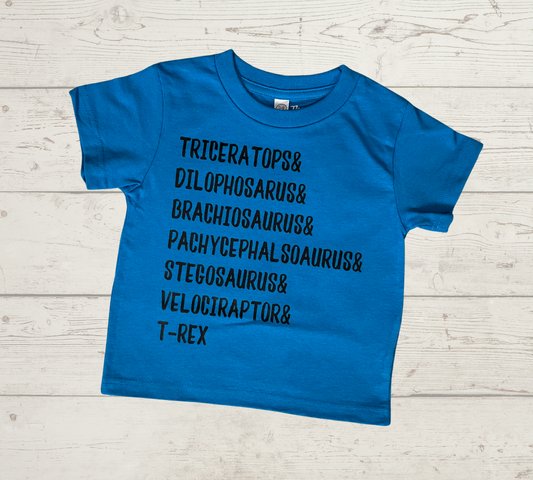 Dinosaur Names Tee