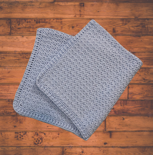 Soft Blue Baby Blanket