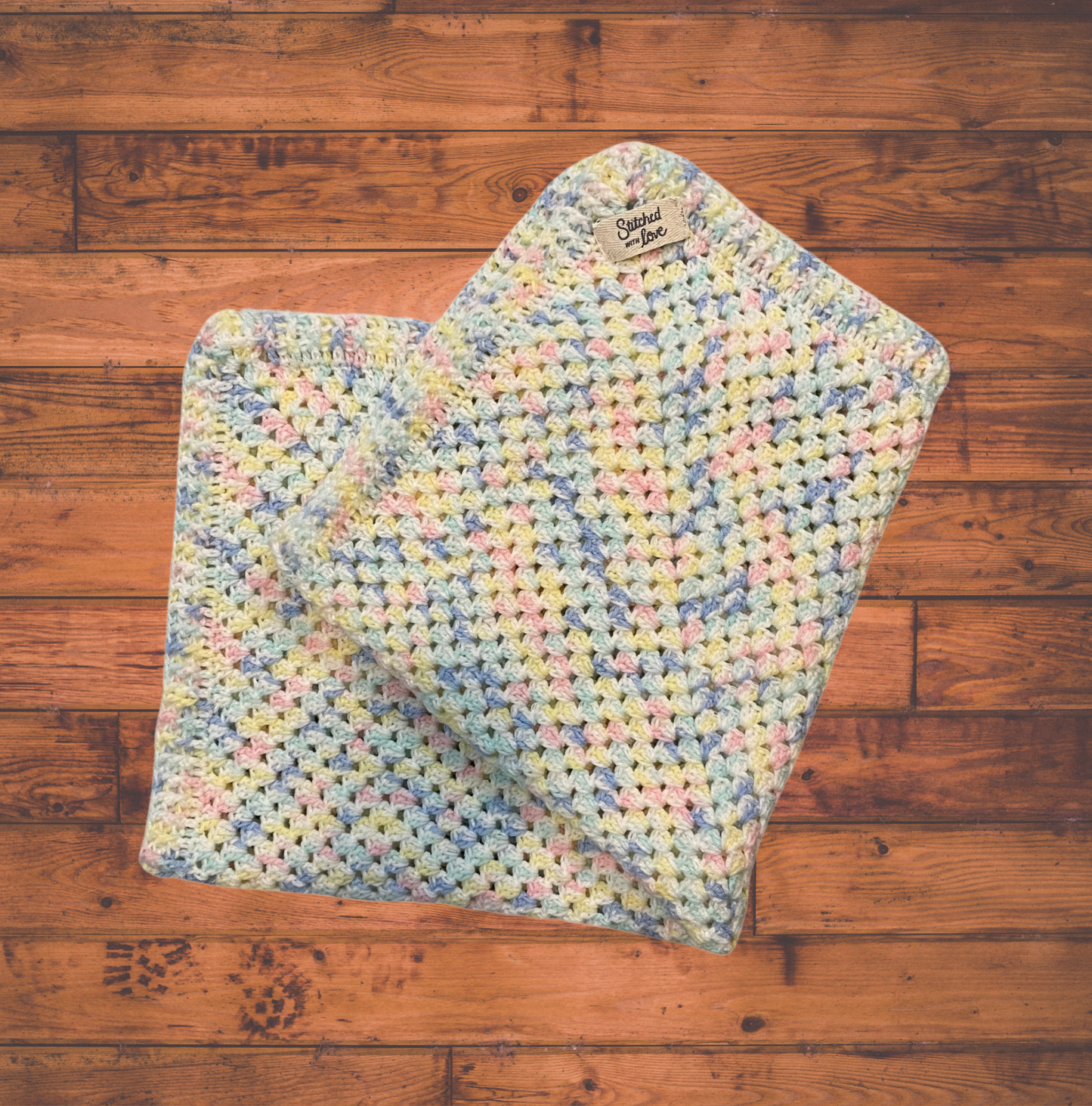 Pastel Rainbow Baby Blanket